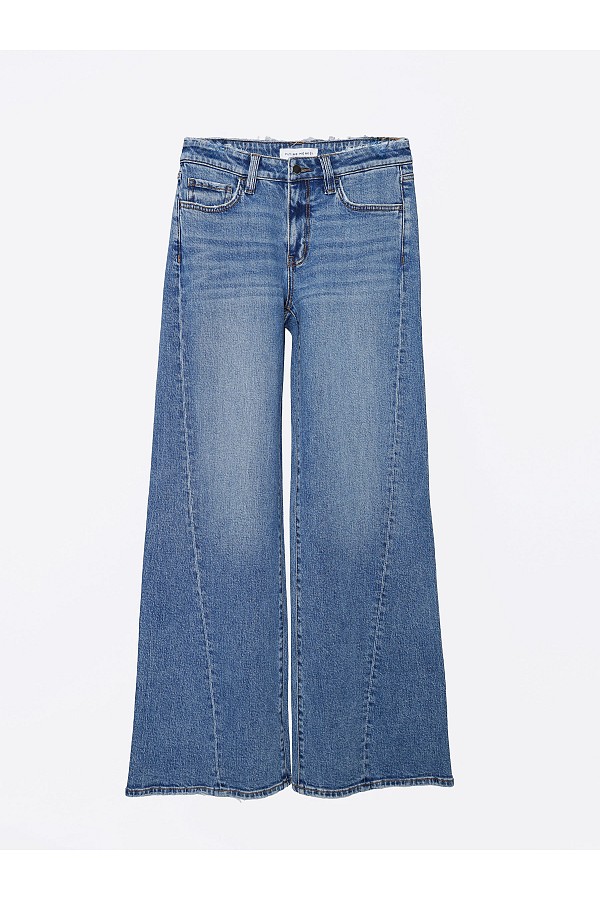 MID RISE DISTRESSED WAISTBAND TWIST...