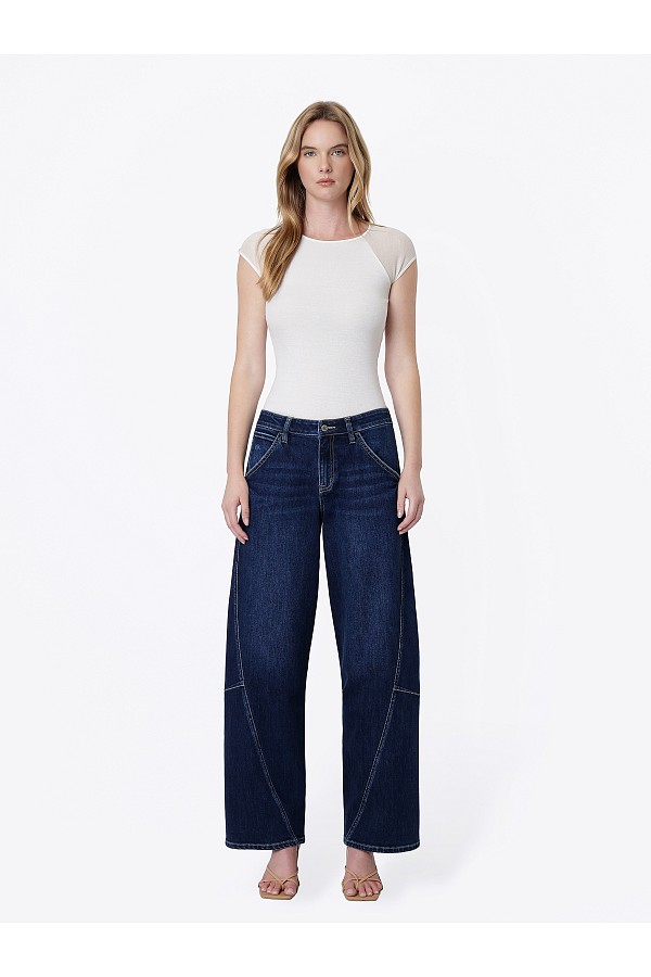 HIGH RISE BACK FLAP POCKET TWIST SE...