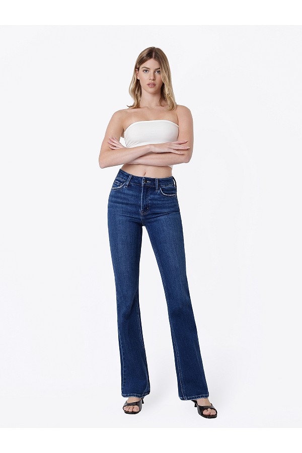 HIGH RISE TROUSER FOLD CREASED BOOT...