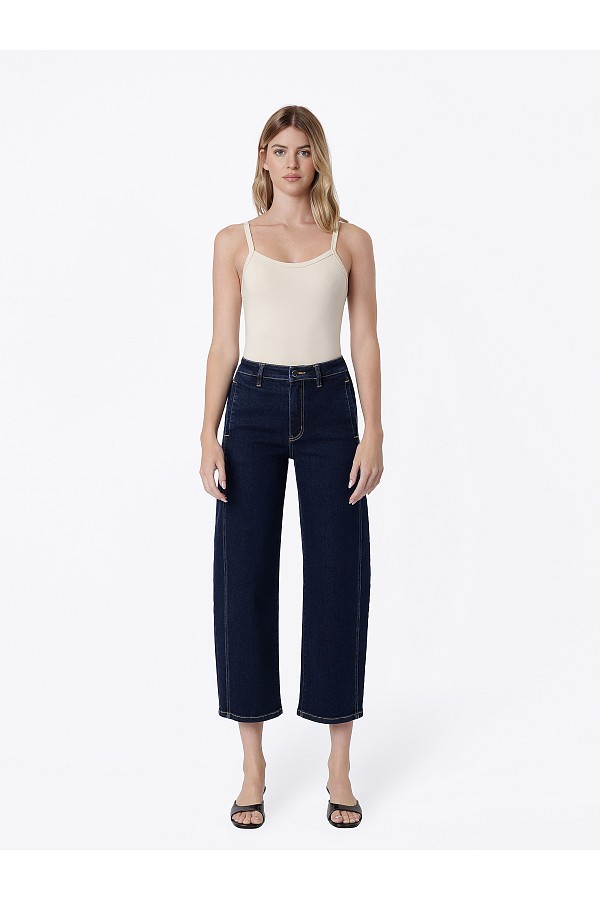 HIGH RISE SEAM DETAIL WELT POCKET B...