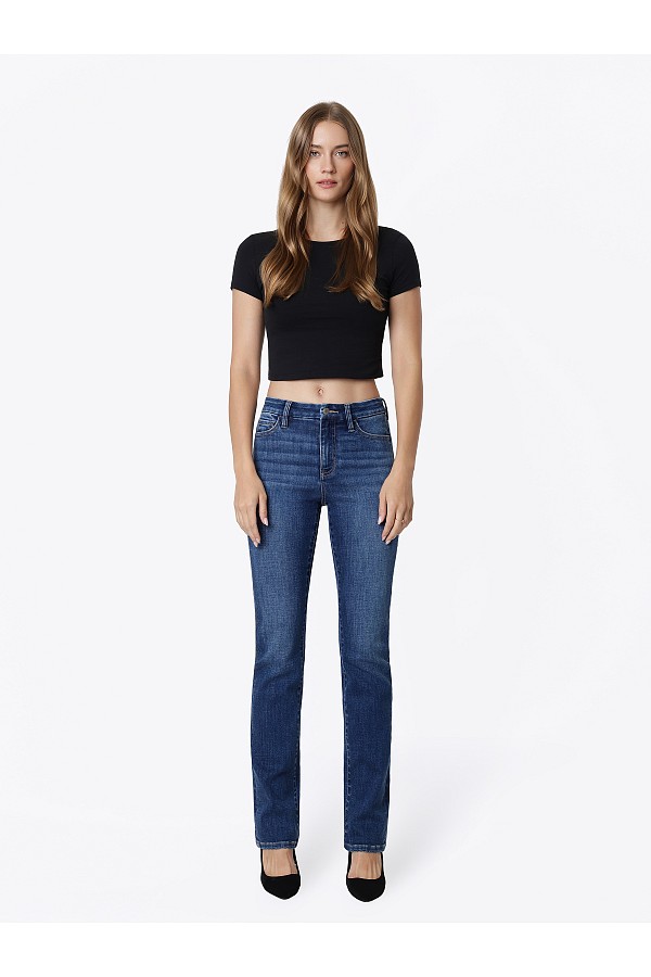 HIGH RISE DARK WASH SEAMLESS WB SLI...
